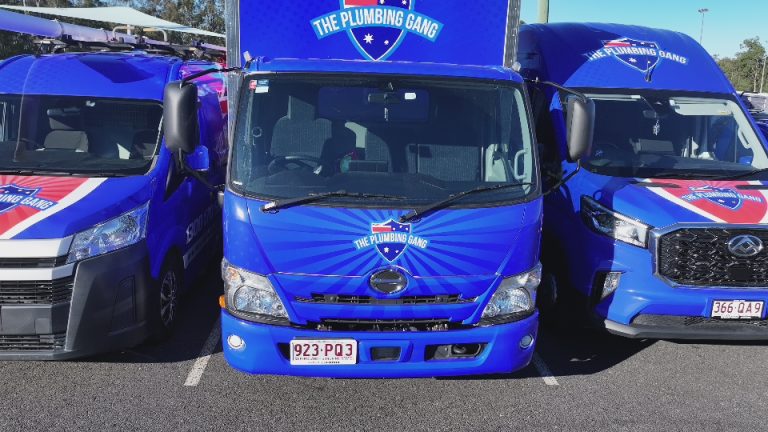 The Plumbing Gang fleet truck