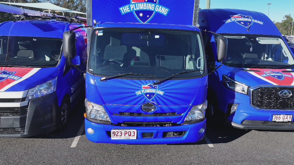 The Plumbing Gang fleet truck