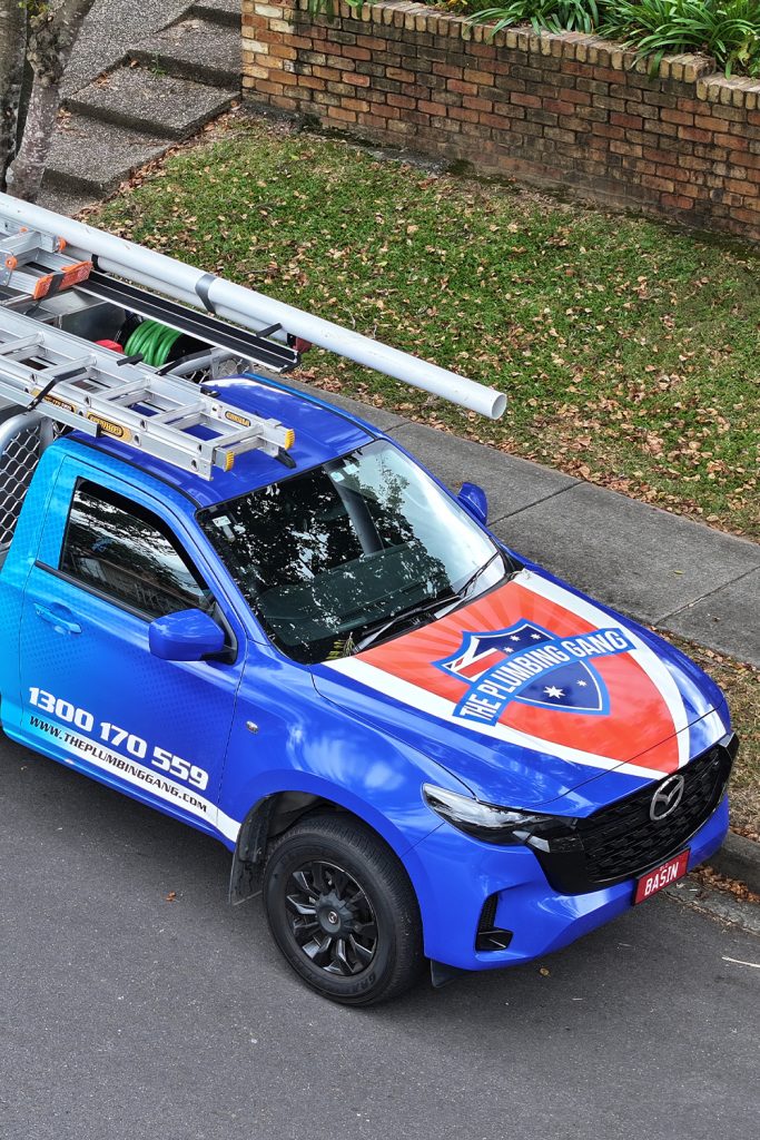 The Plumbing Gang service ute